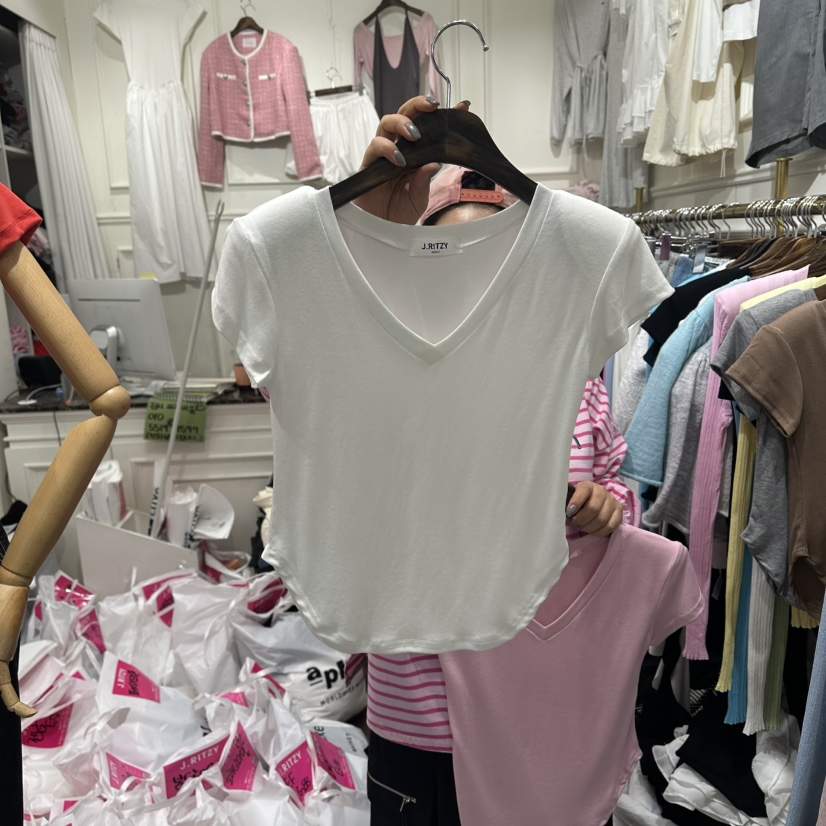 J.RITZY韓國東大門代購女裝新品人氣熱賣職業休閑時尚T恤J.RITZYT恤
