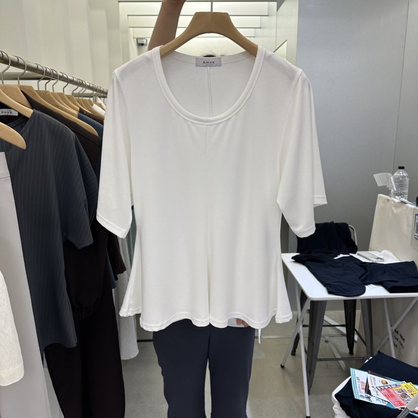 AMON韓國東大門直郵女士新品職業熱賣時尚休閑推薦人氣T恤AMONT恤