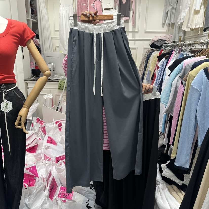 J.RITZY韓國東大門代購女裝新款職業推薦時尚休閑褲撞色J.RITZY休閑褲