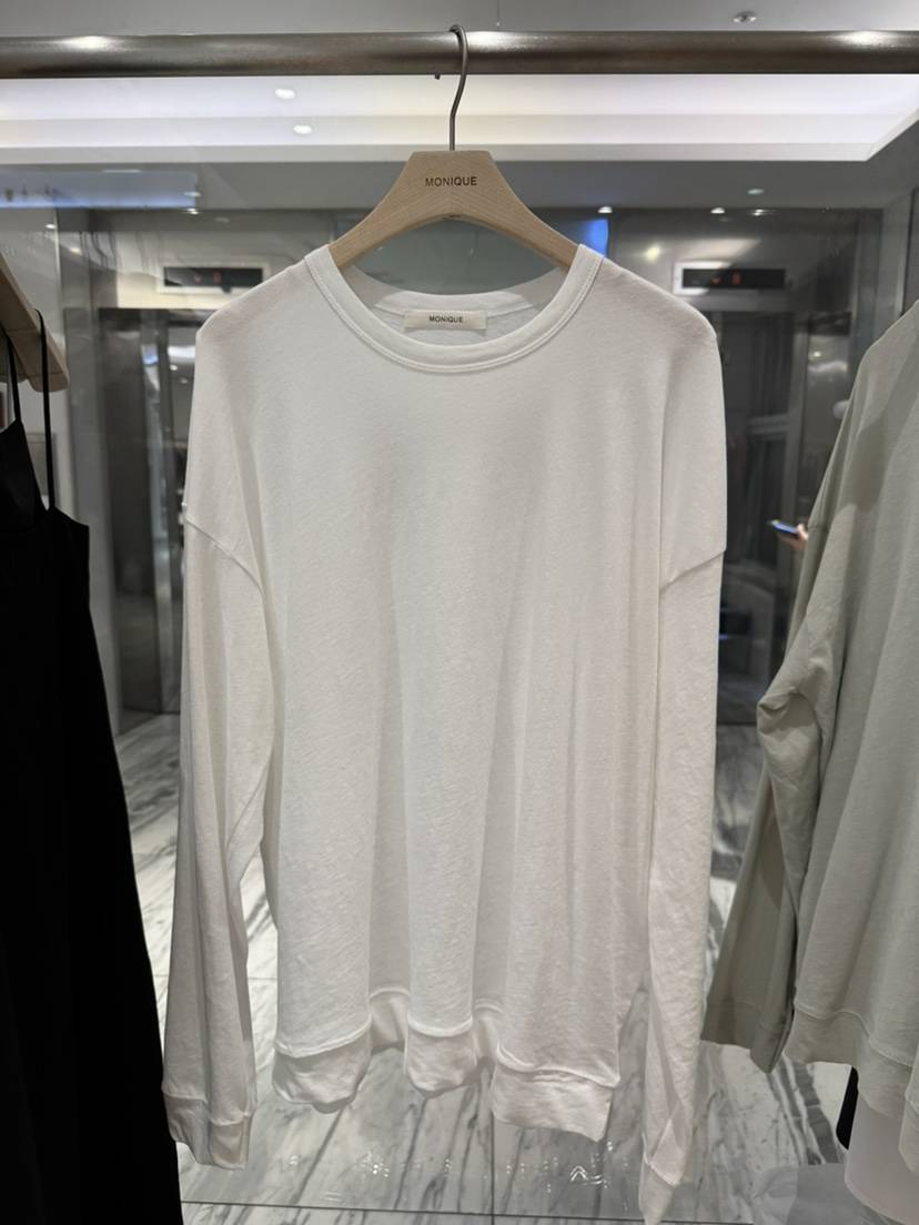 MONIQUE韓國代購女裝新品熱賣26春夏休閑人氣時尚長袖T恤MONIQUE長袖T恤