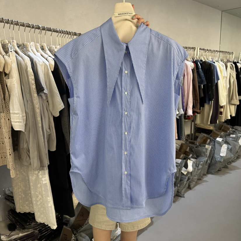 DOUBLE STANDARD/LE SMOKING/MAISONSTAFF韓國代購女士新款職業襯衫蕾絲衫MAISONSTAFF襯衫/蕾絲衫