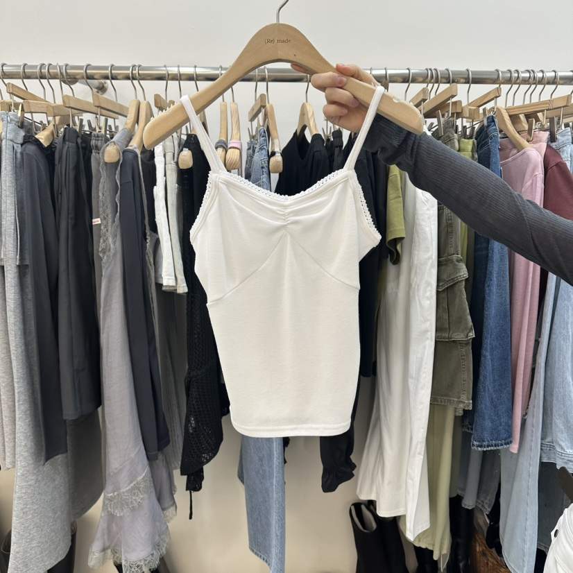 DELIGHT-L韓國直郵實拍女士新品時尚休閑推薦人氣吊帶背心DELIGHT-L吊帶/背心