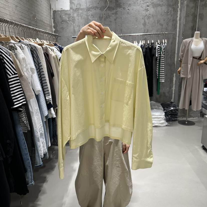 JUNI韓國東大門直郵女士新品人氣熱賣26春夏推薦襯衫蕾絲衫my juni襯衫/蕾絲衫