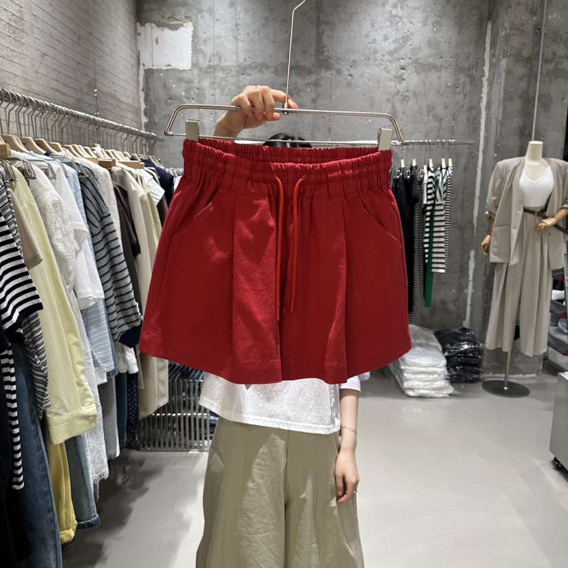 JUNI韓國直郵實拍女士新品人氣時尚職業推薦休閑熱賣短褲my juni短褲