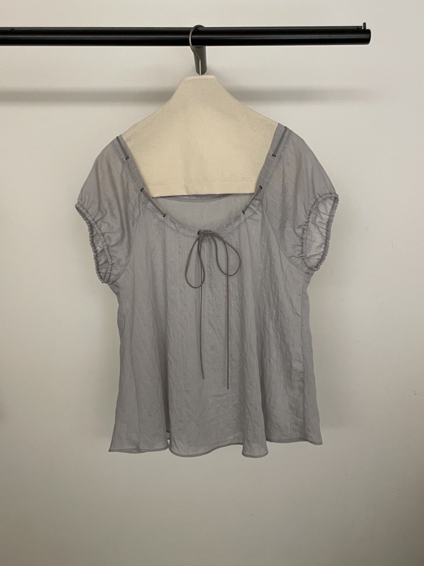 BOLD-A韓國東大門直郵女士新款26春夏休閑襯衫蕾絲衫絨面革RE BOLD襯衫/蕾絲衫