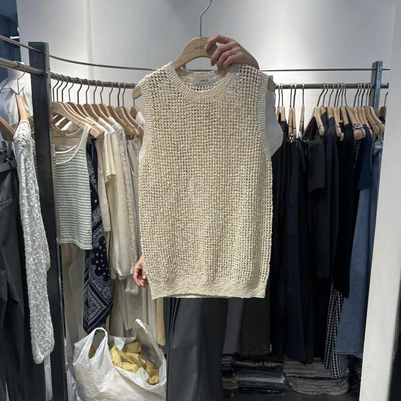 HABLE韓國東大門直郵女士新款休閑熱賣職業26春夏吊帶背心HABLE吊帶/背心