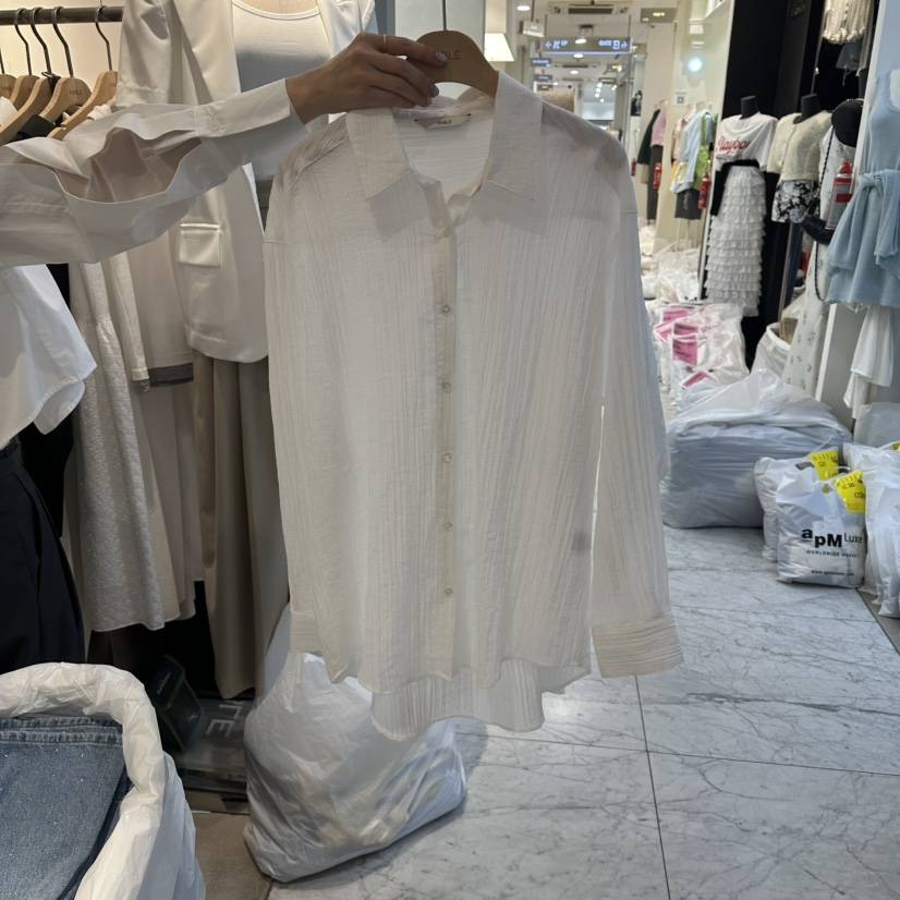 HABLE韓國東大門代購女士新款職業休閑時尚人氣襯衫蕾絲衫HABLE襯衫/蕾絲衫