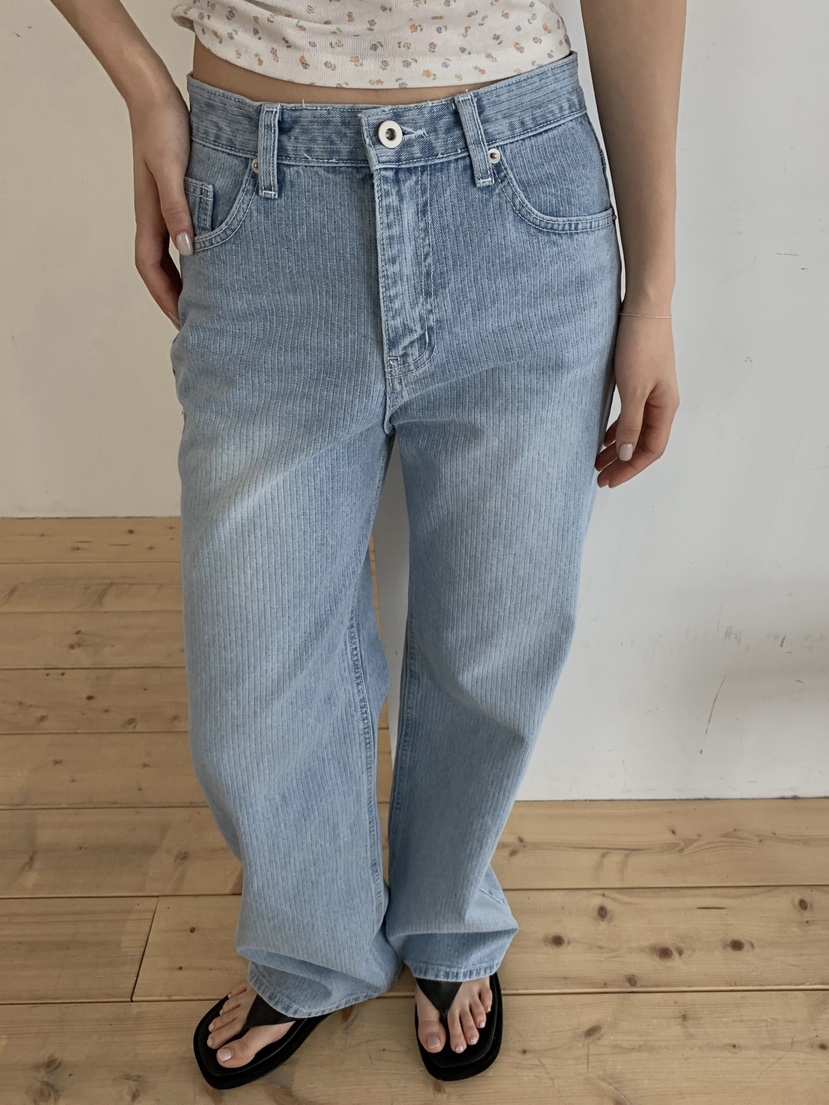 EOMPIT韓國代購女士新品時尚26春夏人氣熱賣推薦休閑牛仔褲EOMPIT牛仔褲