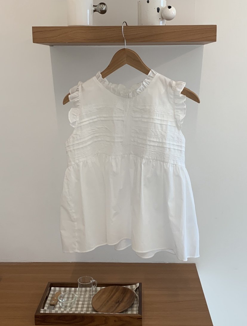 NOUVEAU韓國東大門代購女裝新品人氣推薦襯衫蕾絲衫蕾絲花NOUVEAU襯衫/蕾絲衫