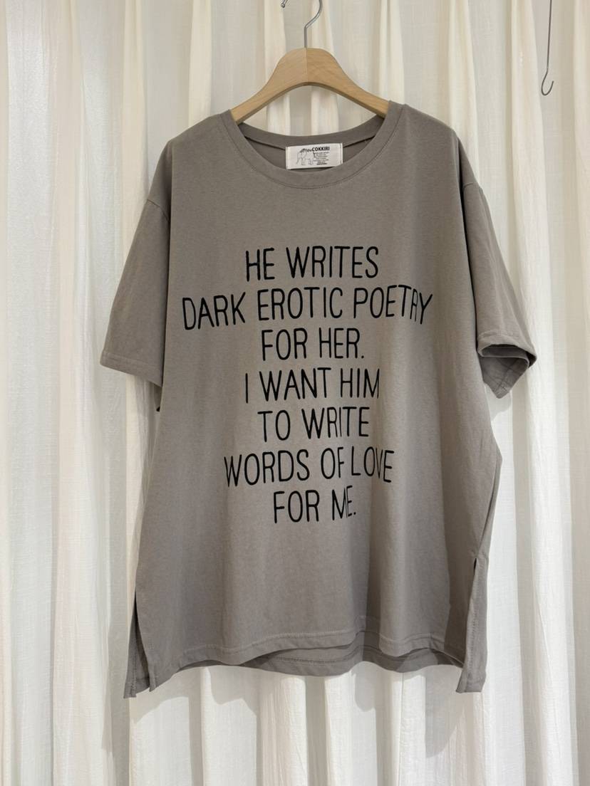 COKKIRI韓國直郵女裝新款熱賣推薦職業時尚休閑26春夏T恤印花COKKIRIT恤