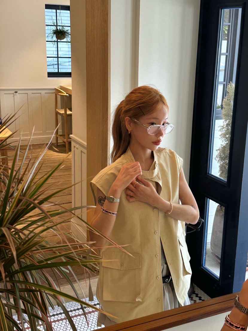 ZEROZERO韓國直郵實拍女裝新品熱賣時尚26春夏推薦休閑馬甲ZEROZERO馬甲