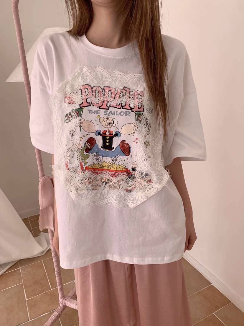 MAISONDEGLORY韓國直郵實拍女士新款休閑推薦熱賣職業T恤MAISON DE GLORYT恤