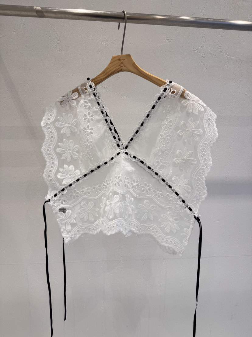 MAISONDEGLORY韓國東大門代購女裝新品26春夏吊帶背心蕾絲MAISON DE GLORY吊帶/背心