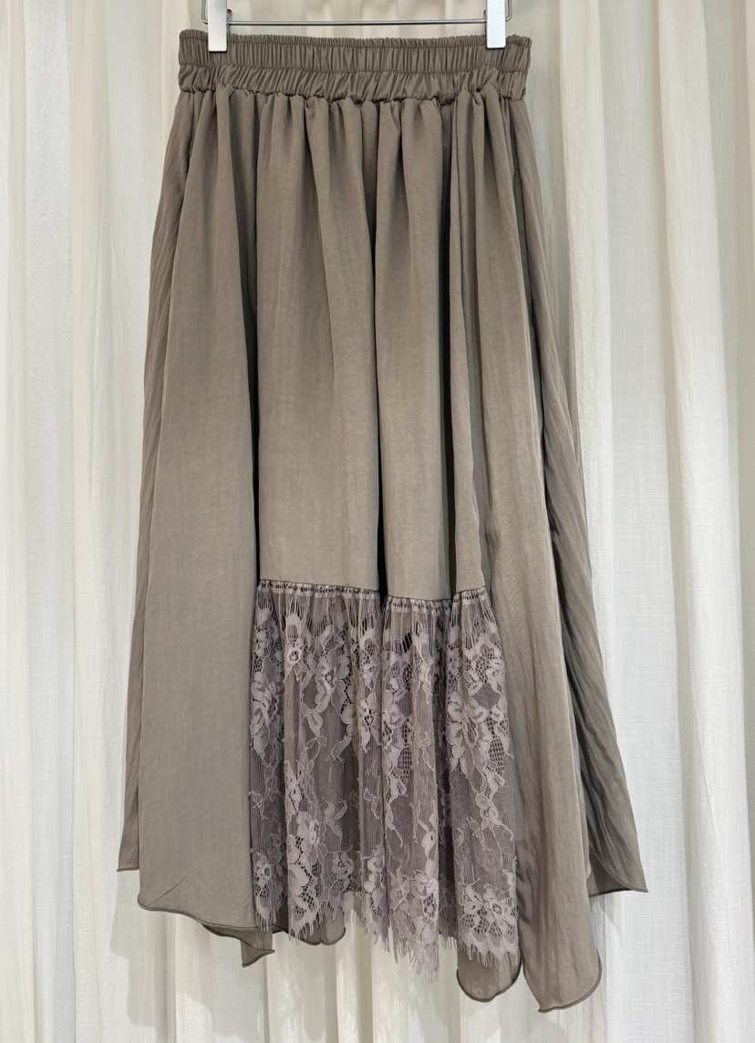 COKKIRI韓國代購女士新品職業26春夏推薦熱賣休閑長裙蕾絲COKKIRI長裙