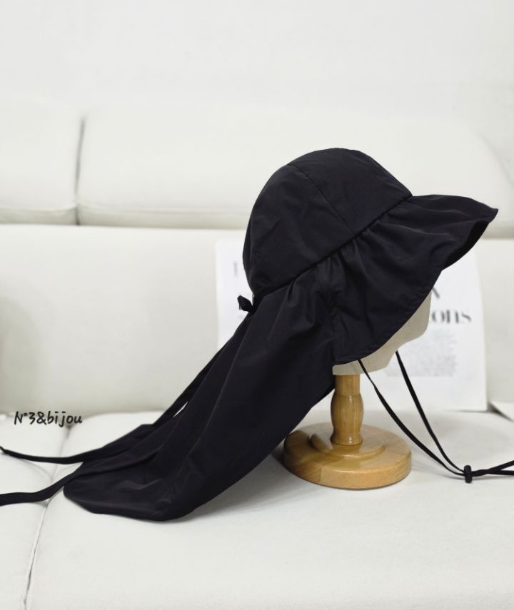 N3韓國東大門代購女士新品人氣休閑時尚帽子漁夫帽褶皺絲帶N3帽子