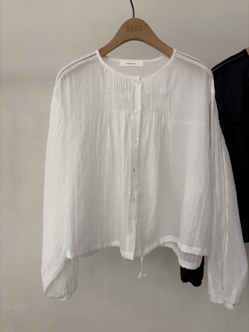 OHAO東大門代購女士新品時尚職業休閑真品推薦襯衫蕾絲衫OHAO/HA MONG襯衫/蕾絲衫