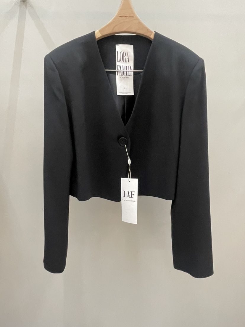 PLUS HONG-P韓國代購女裝新品休閑26春夏職業推薦真品夾克LORA FAMILY/PLUS HONG夾克