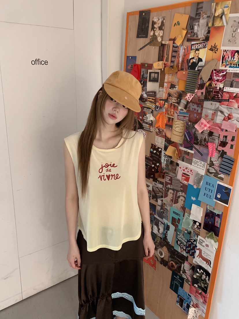 MAISONDEGLORY韓國代購女士新款職業26春夏時尚人氣吊帶背心MAISON DE GLORY吊帶/背心