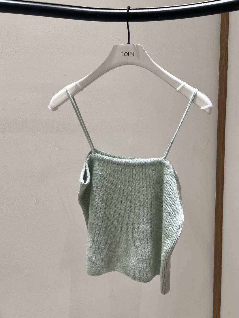 LOFN東大門實拍女士新品職業人氣推薦26春夏休閑吊帶背心LOFN吊帶/背心