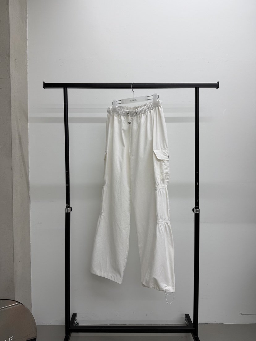 MINIMUZE東大門實拍女士新款26春夏職業時尚休閑褲口袋褶皺MINIMUZE休閑褲