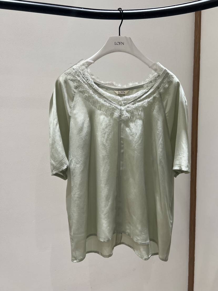 LOFN韓國東大門直郵女裝新款人氣休閑時尚職業襯衫蕾絲衫LOFN襯衫/蕾絲衫