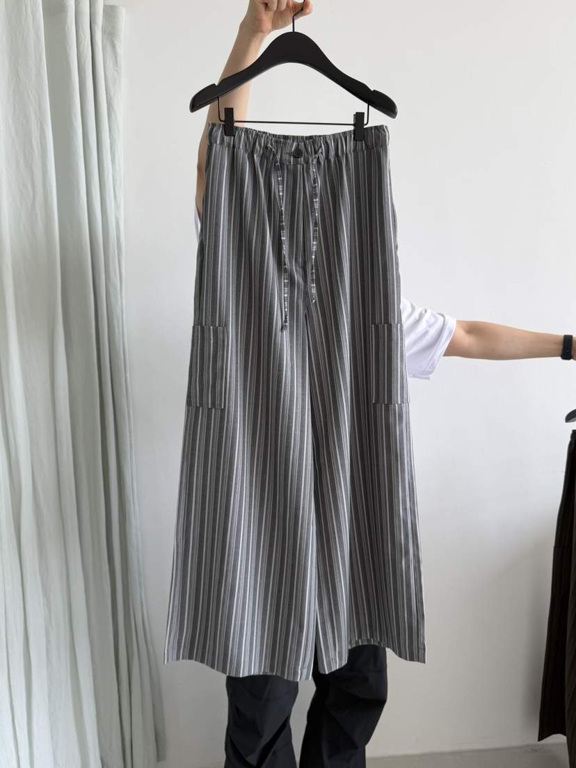 ARKIE/TAF韓國東大門直郵女裝新款時尚休閑人氣休閑褲條紋ARKIE/TAF休閑褲