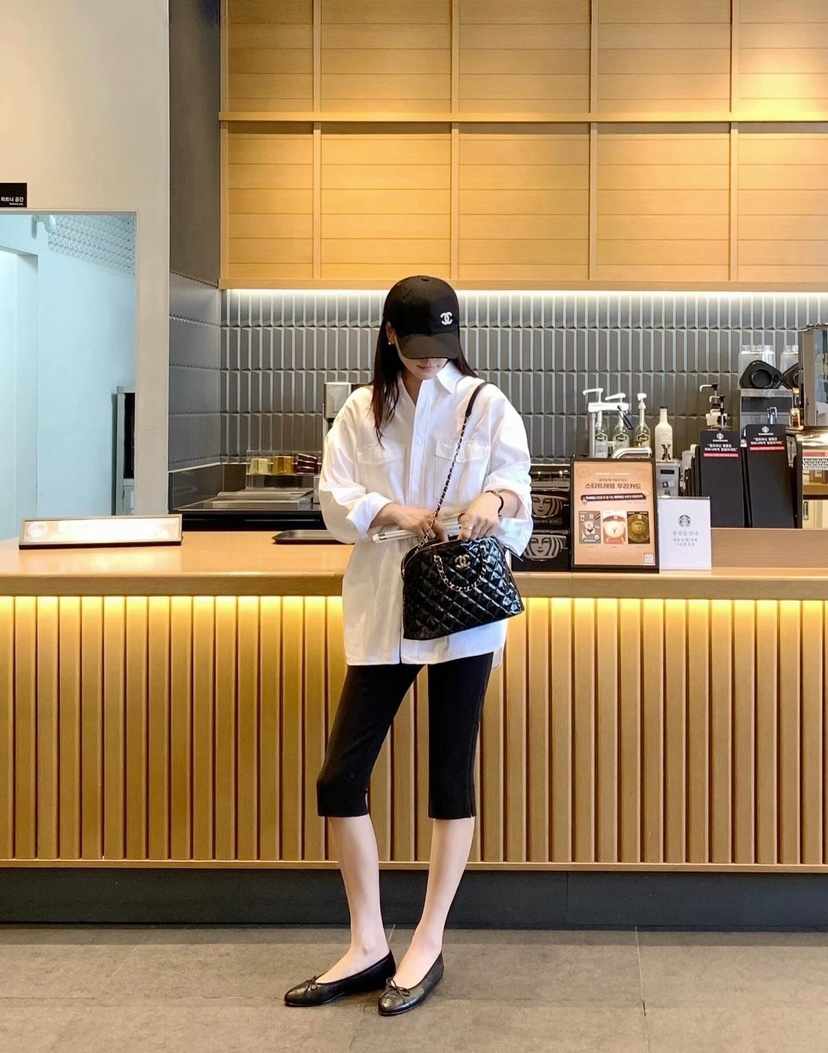 COURGETTE韓國直郵實拍女士新品休閑時尚熱賣人氣短褲七分褲COURGETTE短褲