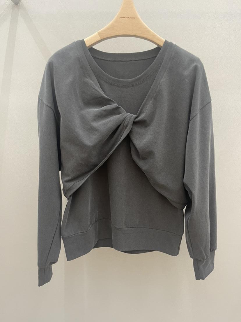 PLUS HONG-P韓國東大門代購女裝新品推薦休閑時尚長袖T恤LORA FAMILY/PLUS HONG長袖T恤