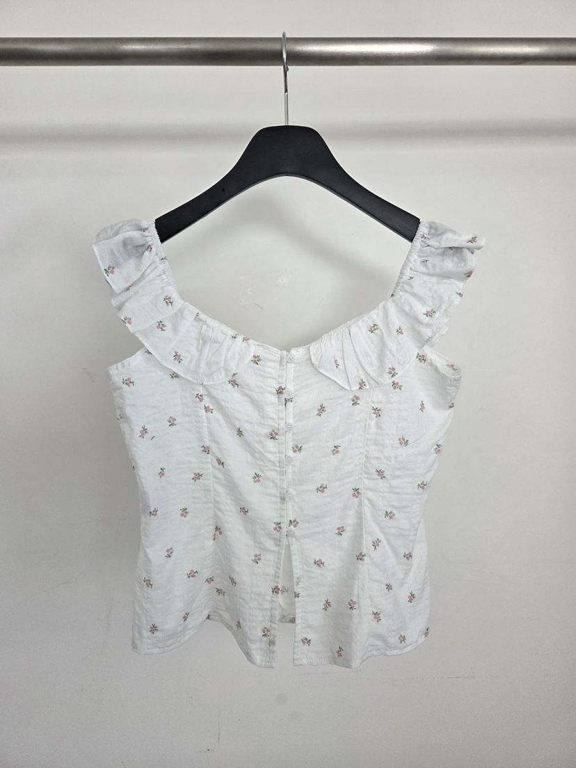 VERANDA韓國直郵女士新品職業26春夏休閑熱賣吊帶背心花朵VERANDA吊帶/背心