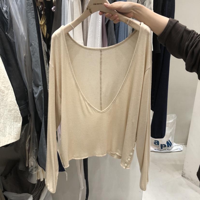 FRE韓國東大門代購女裝新品熱賣推薦26春夏休閑時尚長袖T恤FRE SEOUL長袖T恤