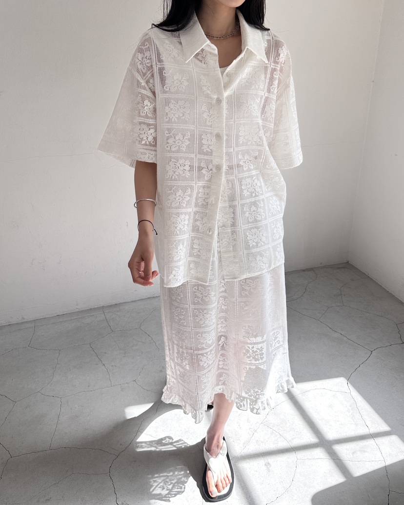 HOWDY/FACT THE NERD韓國直郵實拍女裝新品職業套裝不含內搭鉤針編織HOWDY/FACT THE NERD套裝