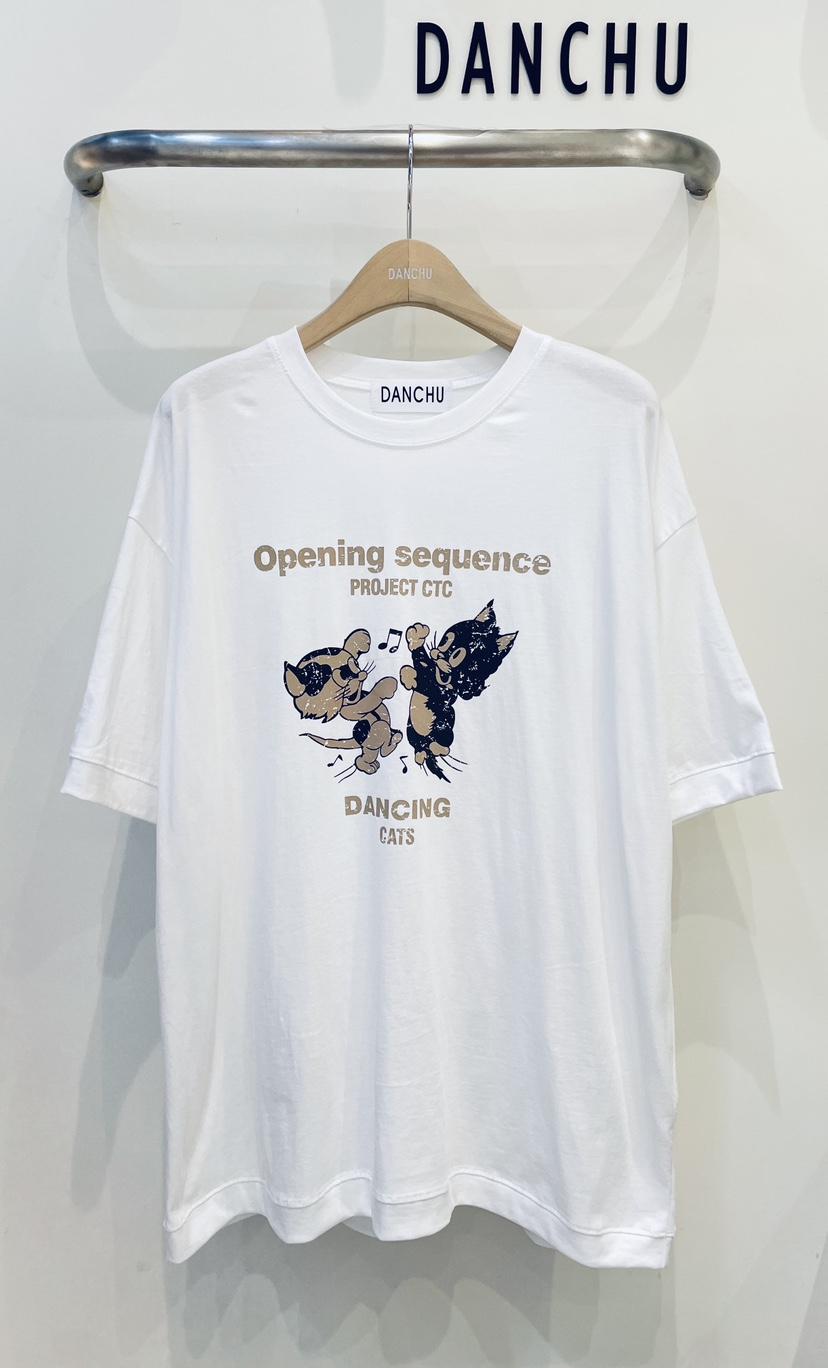 DANCHU韓國直郵女士新品時尚26春夏職業熱賣推薦真品人氣T恤DANCHUT恤