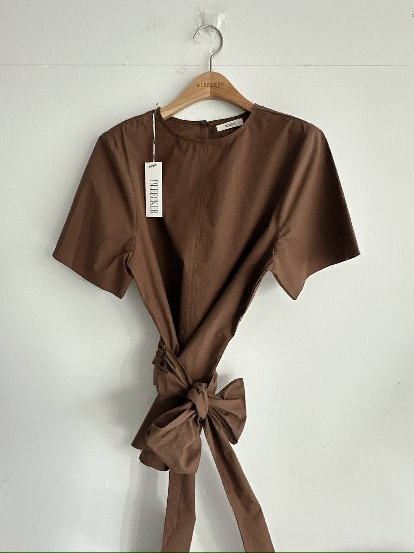 BLEECKER韓國代購女裝新款休閑職業人氣時尚熱賣襯衫蕾絲衫BLEECKER襯衫/蕾絲衫