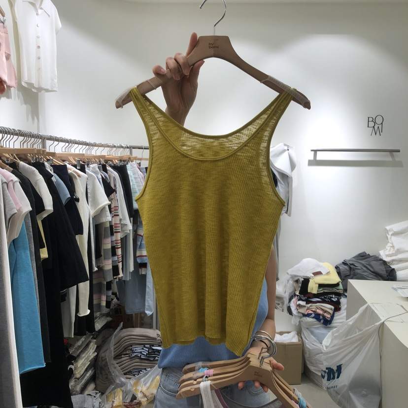 BY BOMI韓國直郵女裝新款時尚熱賣休閑26春夏人氣吊帶背心BY BOMI吊帶/背心