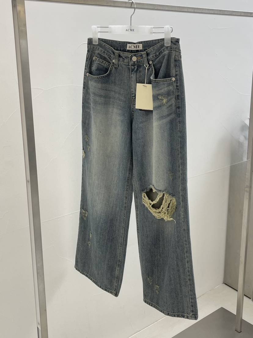 ACME韓國代購女裝新款熱賣職業26春夏時尚推薦人氣牛仔褲ACME牛仔褲