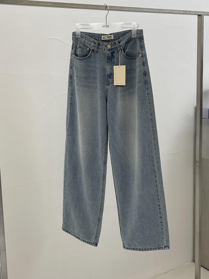 ACME韓國直郵實拍女士新品26春夏人氣職業休閑熱賣牛仔褲ACME牛仔褲