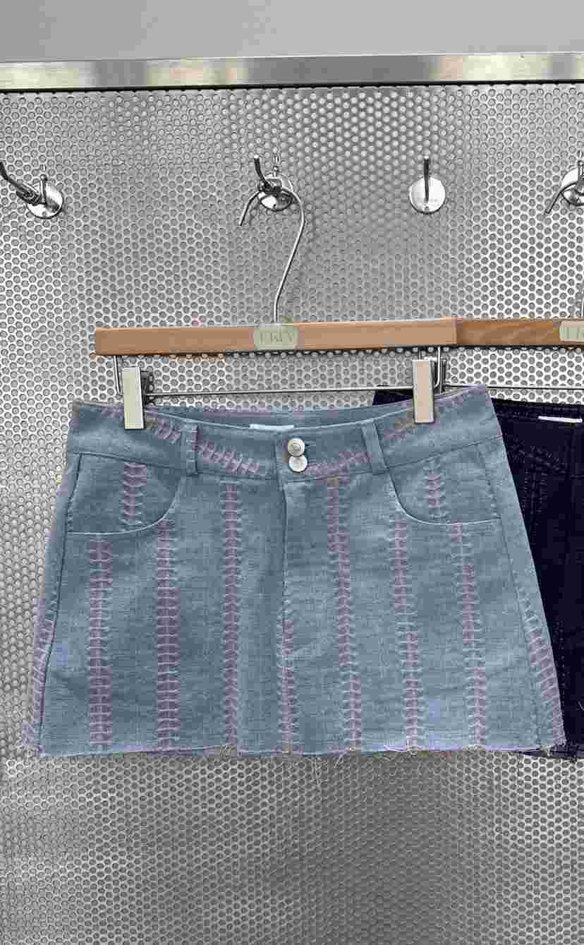 HUE/ERIA韓國直郵實拍女裝新品時尚熱賣26春夏人氣推薦短裙HUE/ERIA短裙