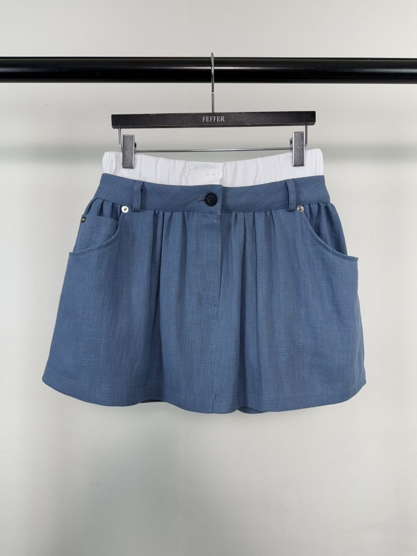 FEFFER韓國東大門直郵女士新品職業人氣時尚休閑短褲亞麻FEFFER短褲