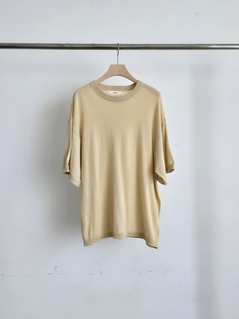 J SHOP韓國直郵實拍女裝新款休閑職業時尚推薦T恤亞麻針織J_SHOPT恤