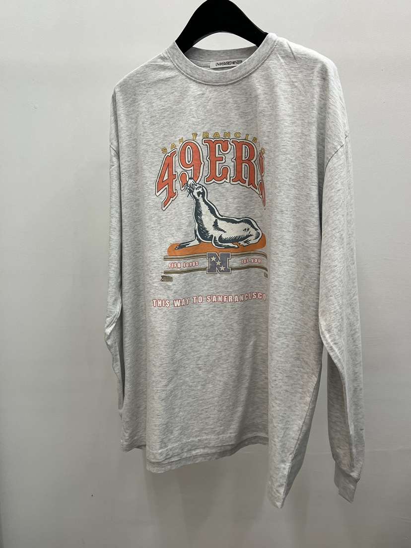 UNANSWERED-MYSTERY/FIFO韓國東大門直郵女裝新款休閑長袖T恤UNANSWERED-MYSTERY/FIFO長袖T恤