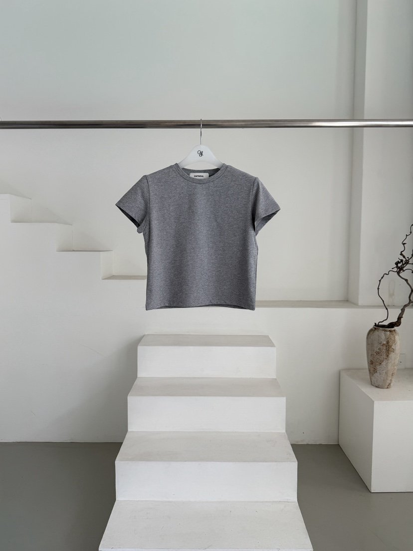 OATMEAL韓國東大門直郵女士新款推薦熱賣人氣26春夏職業T恤OATMEALT恤