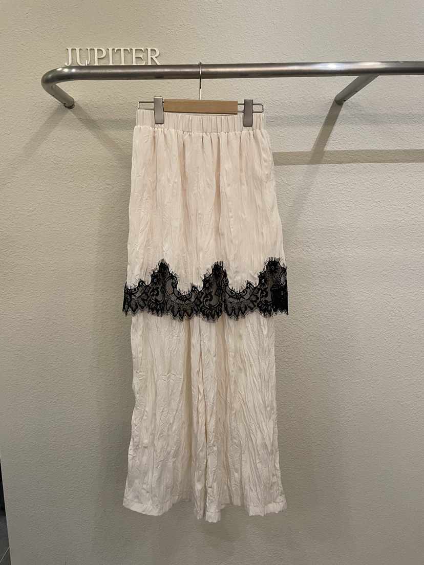 JUPITER韓國直郵女士新品26春夏職業熱賣推薦休閑褲刺繡褶裥JUPITER休閑褲