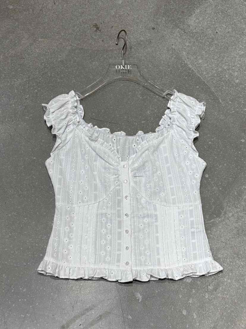 OKIE韓國代購女士新款熱賣人氣推薦時尚休閑26春夏襯衫蕾絲衫OKIE襯衫/蕾絲衫