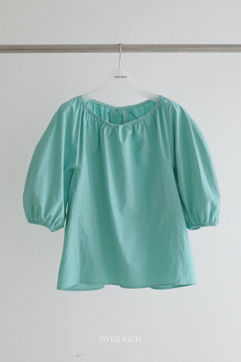 OVER RICH韓國代購女裝新款休閑熱賣26春夏人氣襯衫蕾絲衫OVER RICH襯衫/蕾絲衫