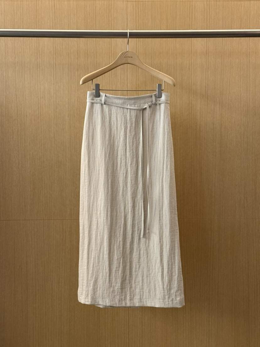 CULLUM韓國東大門代購女裝新品推薦人氣職業熱賣長裙含腰繩CULLUM長裙