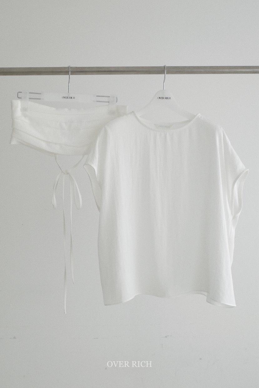 OVER RICH韓國直郵實拍女裝新款26春夏休閑時尚套裝腰帶OVER RICH套裝