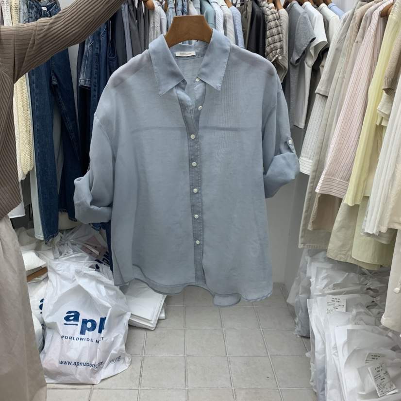 DRESS ROOM韓國直郵女士新款人氣休閑職業時尚襯衫蕾絲衫DRESS ROOM襯衫/蕾絲衫