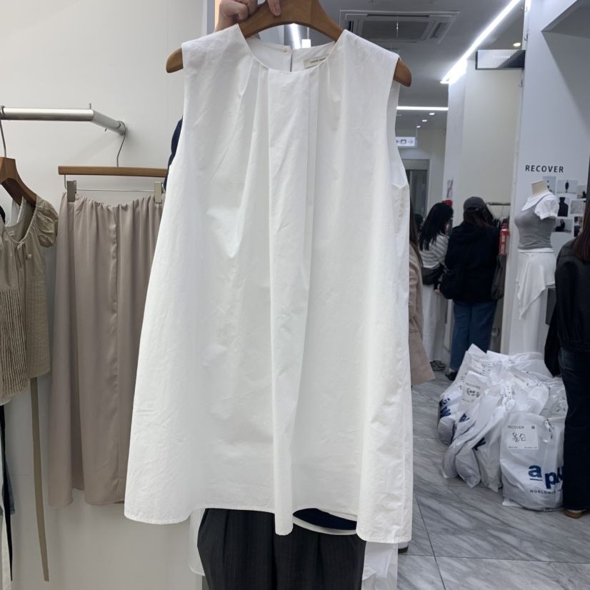 DRESS ROOM韓國東大門直郵女士新品時尚職業休閑連衣裙褶皺DRESS ROOM連衣裙