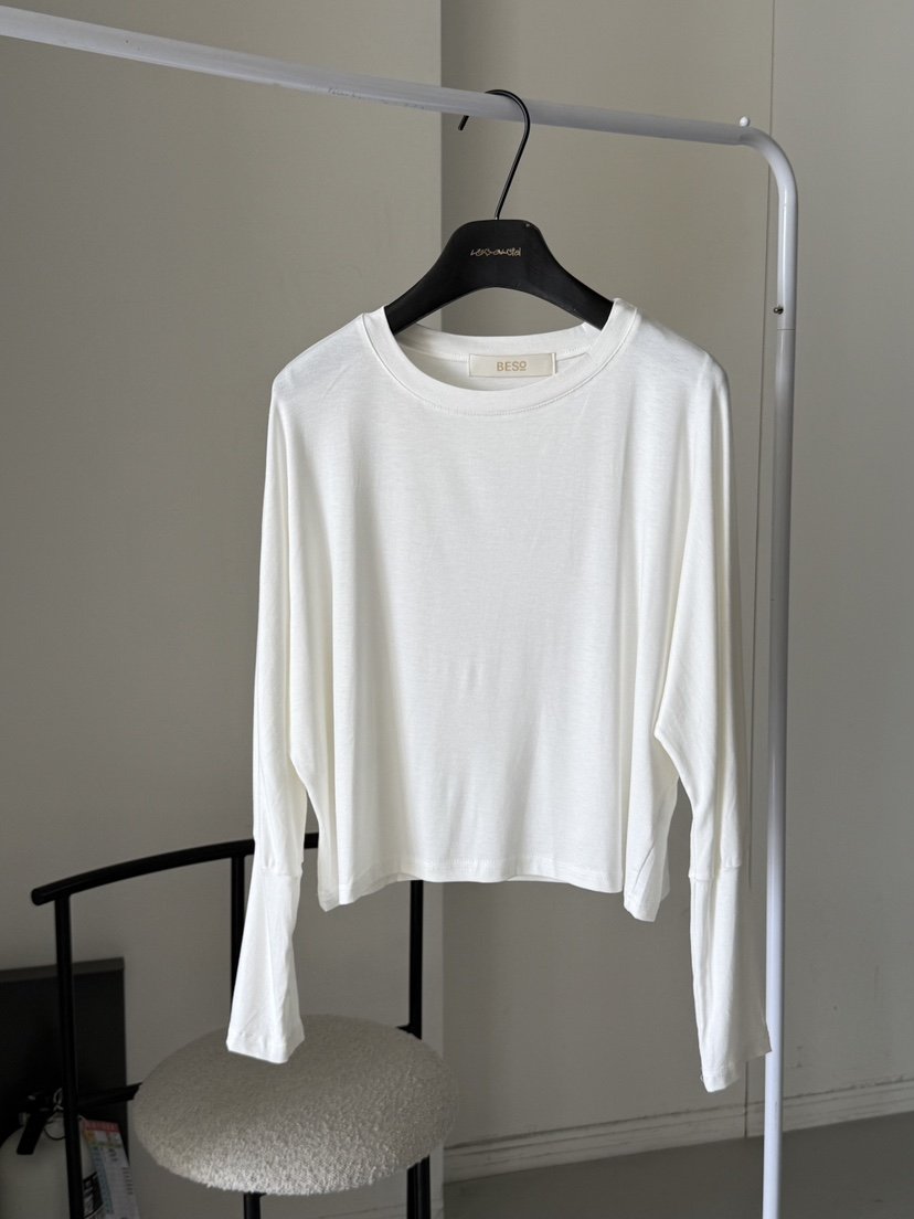 LARCENCICL/BESO韓國直郵實拍女士新品休閑熱賣職業長袖T恤LARCENCICL/BESO長袖T恤