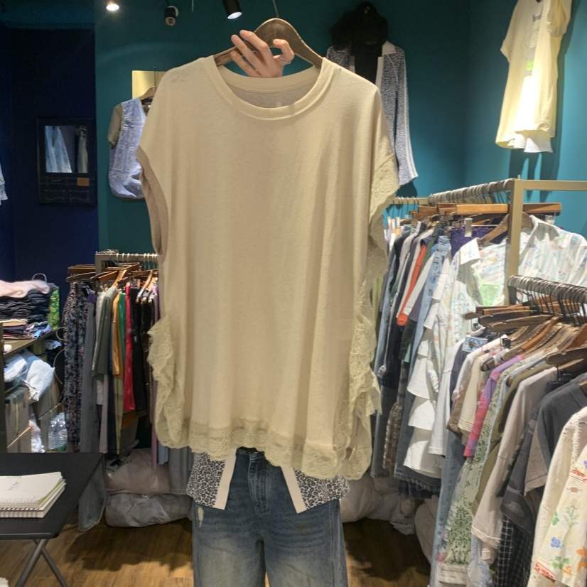 MERCI LINDA韓國直郵女士新品人氣休閑時尚吊帶背心蕾絲MERCI LINDA吊帶/背心